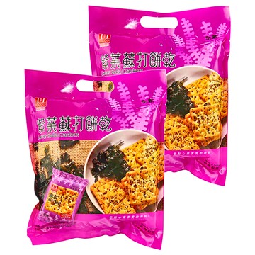安堡 紫菜蘇打餅乾，香酥可口傳統美食，300g  2袋
