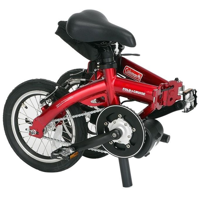 Coleman[コールマン]16吋折り畳み自転車 アルミ/シングル/レッド