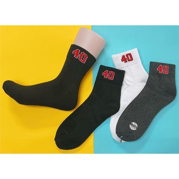 SJA宇新織品-API6#40-毛巾底運動襪(十入組)