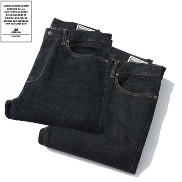 OKONKWO︱新品15oz 重磅原色赤耳修身牛仔褲男士養牛丹寧痞帥設計