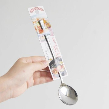 🍁日式好物🍁日本製「福」字不鏽鋼制長柄西餐勺料理勺湯匙家用吃飯勺子調羹