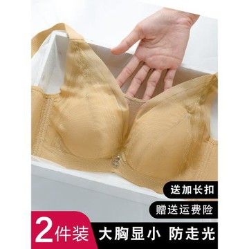內衣女文胸夏季薄款透氣收副乳防下垂2025新款大胸顯小胸全罩CD杯