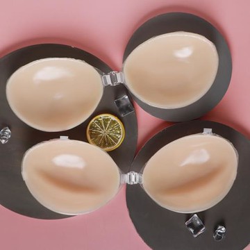 胸貼女婚紗用小胸聚攏加厚新娘上托大胸專用硅膠文胸平胸薄款防滑