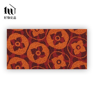 【好物良品】快樂系列《好柿花生》㊣獨家設計㊣過年新春開運加大超長可剪裁玄關大門絲圈刮泥墊｜可訂製尺寸請聯繫LINE客服@haowu
