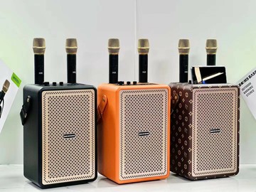 小音箱 音響 M4203+復古音箱K歌寶麥克風藍牙音箱無線音箱戶外手提大功率音響「限時特惠」