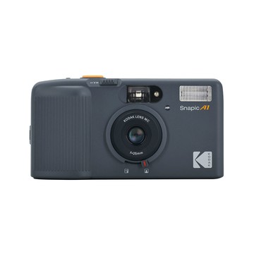 【Kodak 柯達】Snapic A1 復古光學雙焦三鏡底片相機-犀牛灰