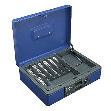 CARL CB-8400 藍色手提金庫/保險櫃