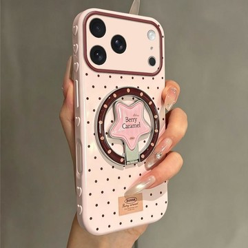 波點標籤支架適用iPhone蘋果17手機殼17pro/17promax/17air大視窗