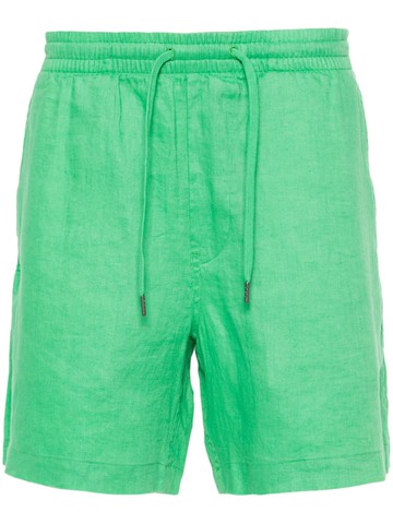 Polo Ralph Lauren - Polo Pony-motif linen shorts - men - Cotton/Linen/Flax - M - Green