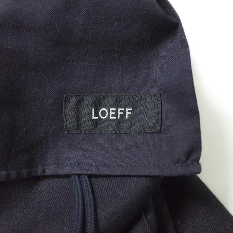 LOEFF ロエフ 22AW 日本製 サキソニーバルーンパンツ 8814-299-0116 00