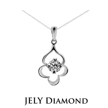 JELY 無限相思 約10分天然真鑽項鍊