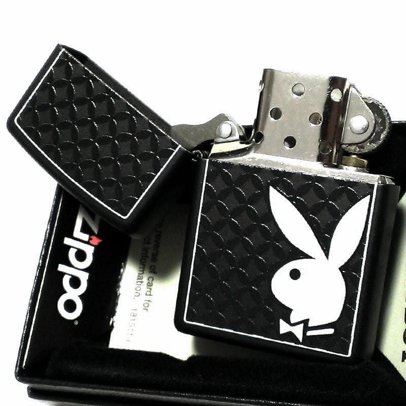 ZIPPO PLAYBOY ジッポー ライター プレイボーイ ブラック 艶消し
