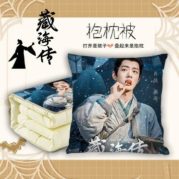 ⭐️暢銷推薦⭐️藏海傳肖戰抱枕被 宿舍辦公室午休蓋被 兩用多功能空調被 沙發抱枕靠墊靠背 辦公室抱枕毛毯二合一宿舍被子