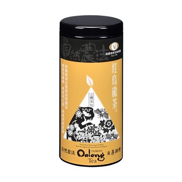百香自然生態茶園 紅烏龍茶 立體茶包 自然農法栽培 烏龍茶特色及紅茶甜味  3g  16入  1罐