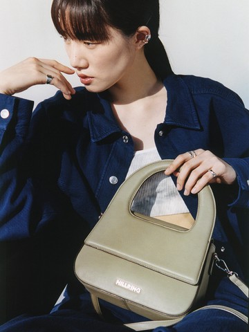 1pm Satchel Bag - Olive