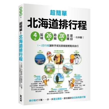 超簡單！北海道排行程：4大區域×26條路線×200+食購遊宿一次串聯！1-2日行