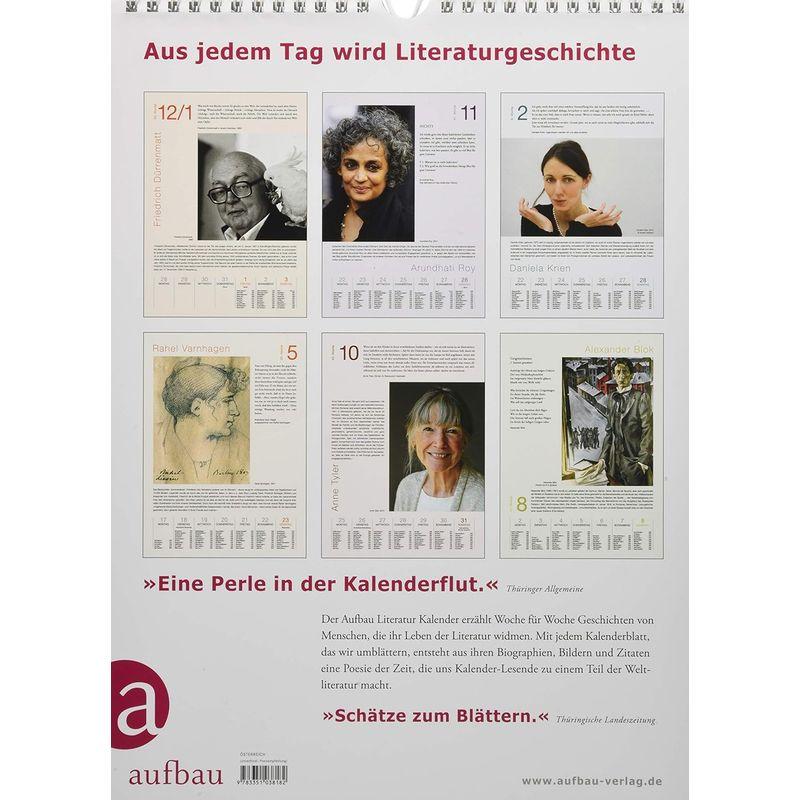 Aufbau Literatur Kalender 54. Jahrgang