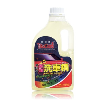 黑珍珠 濃縮泡泡洗車精 (1200ml) 汽車美容 汽車清潔 無磷 中性配方 台灣製造 自助洗車