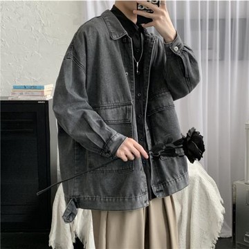 痞帥春秋ins港風褂子上衣服外套