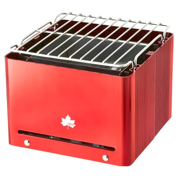 LOGOS 立方桌上BBQ烤爐 鋁不銹鋼材質  組裝尺寸(16.5 x 16.5 x 13cm)/收納尺寸(16 x 15.5 x 2cm)  1個