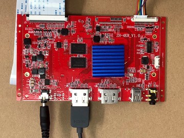 EDP豎屏轉橫屏驅動板 支持4K X 2K 分辨率 畫面切割 雙信號輸入