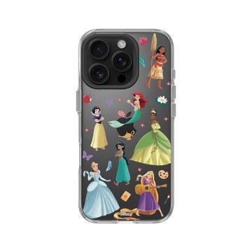 iPhone 16 Pro Clear 透明 - 迪士尼-公主系列 Disney Princess - 迪士尼公主 - 貼紙風格