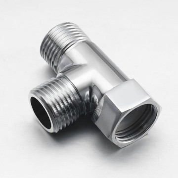 【台灣出貨】4分水管4分三通外牙馬桶熱水器開關活結三通便捷一進二出【爆款】