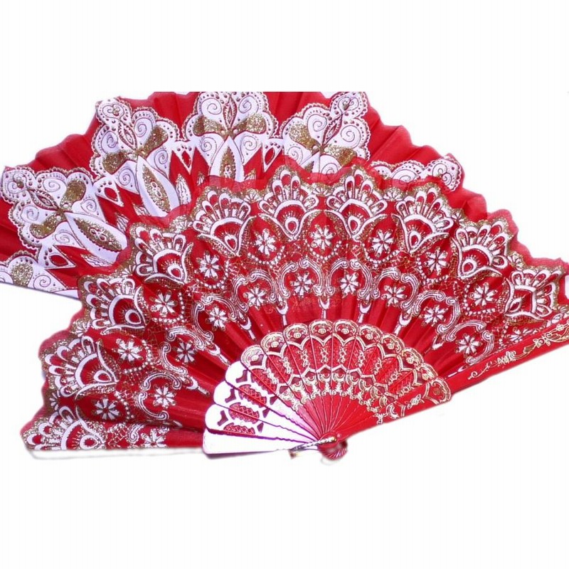 キラキララメ入りレース扇子バレエ用品/発表会/舞台用扇子/フラメンコ/キトリの扇子 通販 LINEポイント最大0.5%GET LINEショッピング