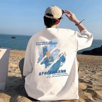 🐱 限時下殺 🐱 250g重磅短袖t恤夏季新款oversize潮流百搭衣服ins高街潮牌美式復古上衣男寬鬆嘻哈半袖 AC