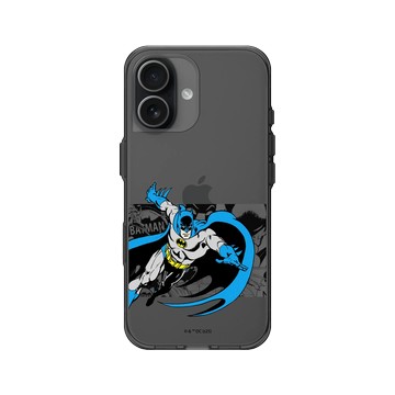 iPhone 17 Clear (相機按鈕) 酷墨灰 - Batman 蝙蝠俠 - 復古漫畫插圖
