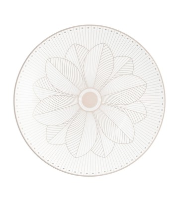 Christofle Porcelain Malmaison Platinum Impériale Bread Plate