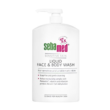 sebamed 施巴 潔膚露 洗臉沐浴兩用 全家適用 溫和配方  1瓶  1L