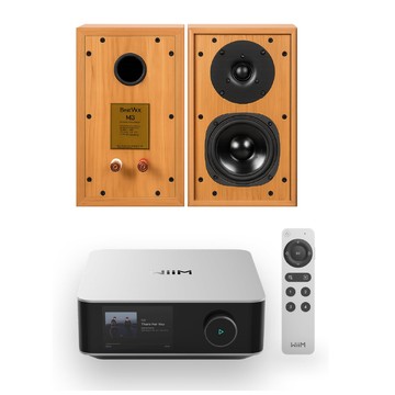 BestVox M3 書架式喇叭+ WiiM Amp Ultra串流擴大機