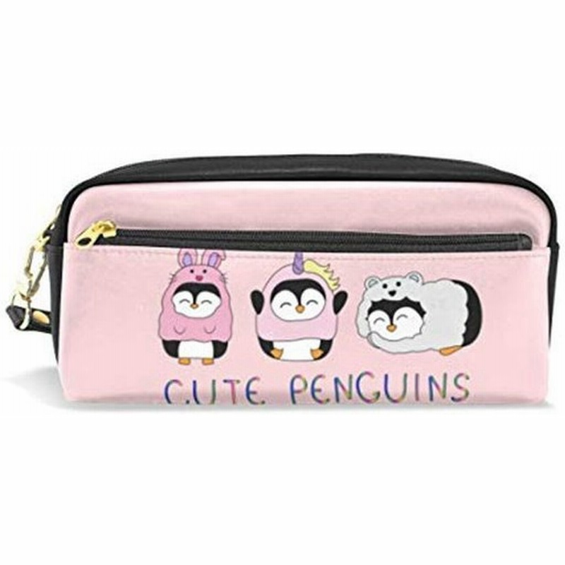 Chovy ペンケース 大容量 おしゃれ かわいい 高校生 筆箱 女の子 中学生 男の子 ふでばこ 筆入 軽量 Pu レザー 革 ペンギン 通販 Lineポイント最大0 5 Get Lineショッピング