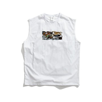 ONE DAY 台灣製 163A9 寬版背心 坦克背心 健身背心 舒服的睡衣