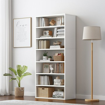 APP下單享點數9% 書架置物架落地角落多層收納簡易學生簡約客廳臥室小邊角置物書柜