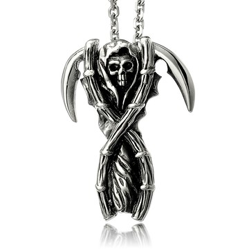 男項鍊．街頭．朋克｜黑暗魔士．客製刻字