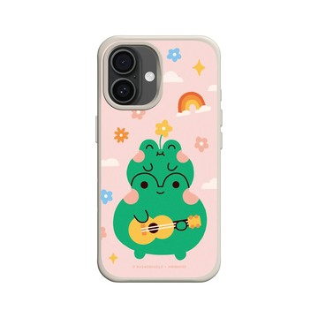 iPhone 16 SolidX 貝殼灰 - Niniwanted - Frogs Ukulele