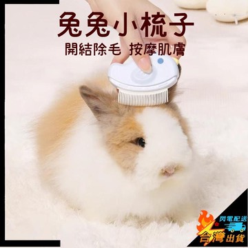 【台灣出貨】兔子梳毛器 寵物梳子 貓梳毛神器 狗去浮毛 專用毛刷 梳毛刷 按摩去浮毛刷 小寵梳子