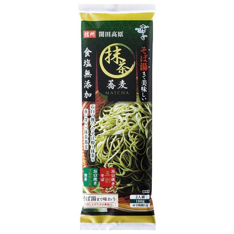 はくばく そば湯まで美味しい蕎麦 抹茶 180g×10袋入