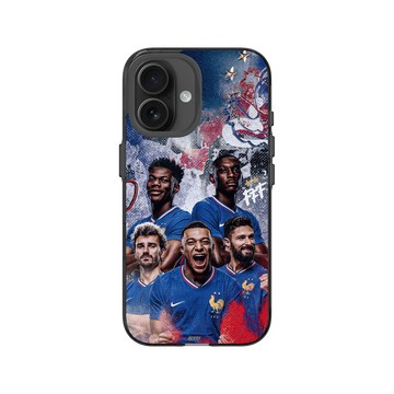 iPhone 16 Clear (相機按鈕) 酷墨灰 - FFF - France National team