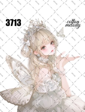 original sticker no.3713 人物貼紙 原創貼紙 原創人物貼紙 裝飾貼紙 cotton melody