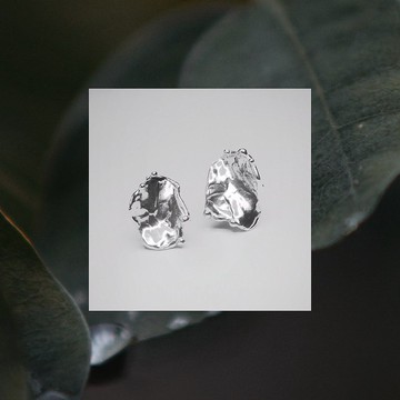 Little dew 晨露耳環 耳針式/夾式