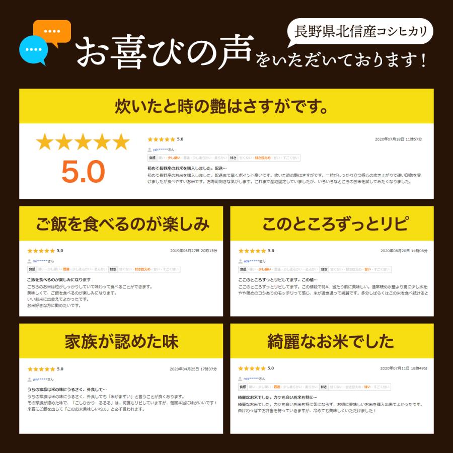 新米 令和5年産 無洗米 30kg 送料無料 米 お米 コシヒカリ こしひかり 流るる 野沢農産 長野県産 北信産 精米 5kg × 6袋