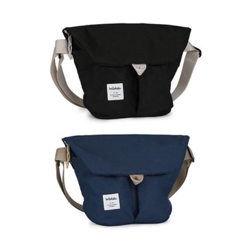 hellolulu KANE 側背包 (50431系列)-黑/藍