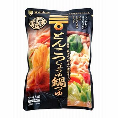 ★まとめ買い★　ミツカン〆まで美味しい豚骨醤油鍋つゆＳＴ　７５０Ｇ　×12個【イージャパンモール】