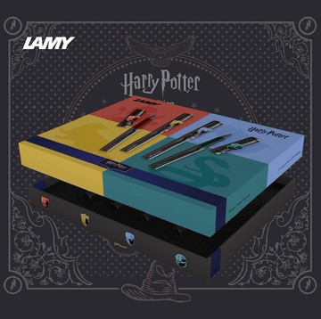【不可刻字】LAMY 限量/SAFARI- Harry Potter鋼筆四入禮盒套組