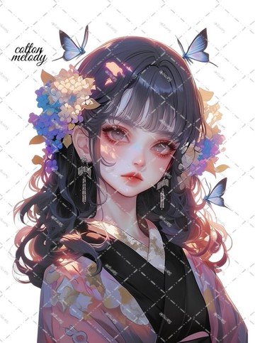 原廠貼紙 no.2160 人物貼紙 原創貼紙 原創人物貼紙 裝飾貼紙 棉旋律