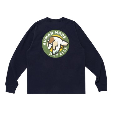 GRAPHIC L/S T-SHIRT NAVY HM30CS045