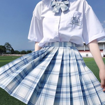 特惠🚀🚀✨jk制服套裝 夏新款日系百搭短袖襯衫 女學生學院風百褶短裙套裝女潮